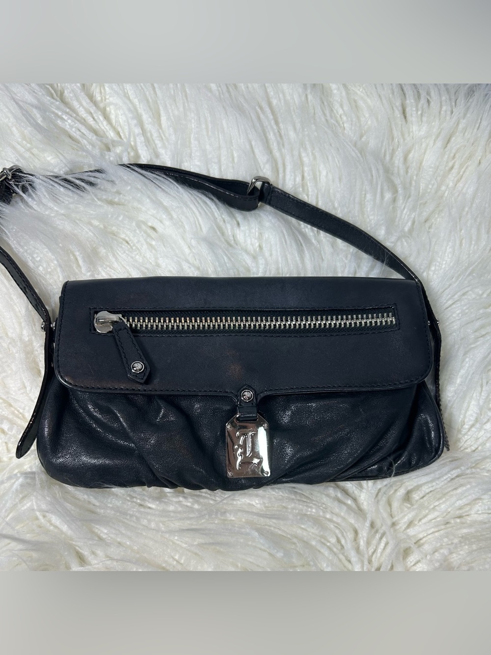 L.A.M.B. Designer Leather Crossbody / Clutch🖤🔥🖤